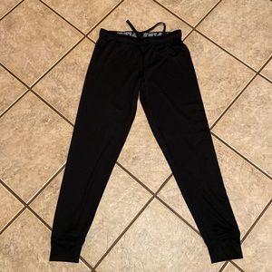 PINK black joggers